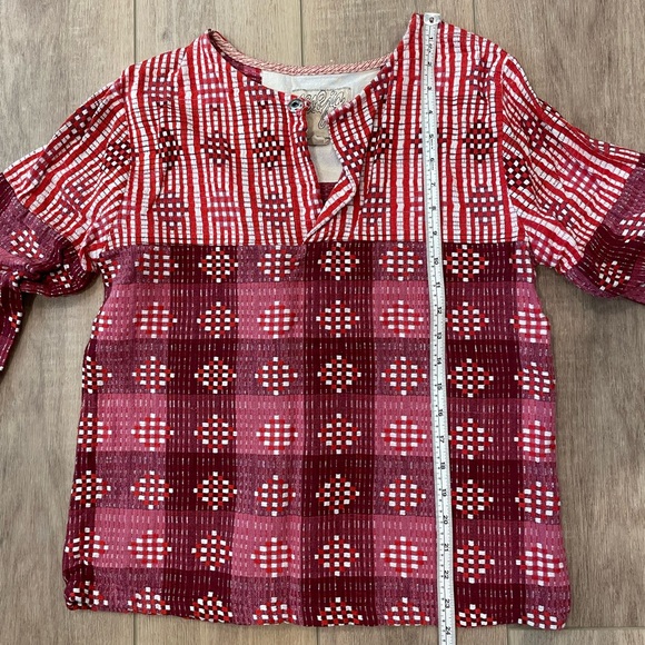 Ace & Jig Long Sleeve Top in Damask Medium - Picture 5 of 5